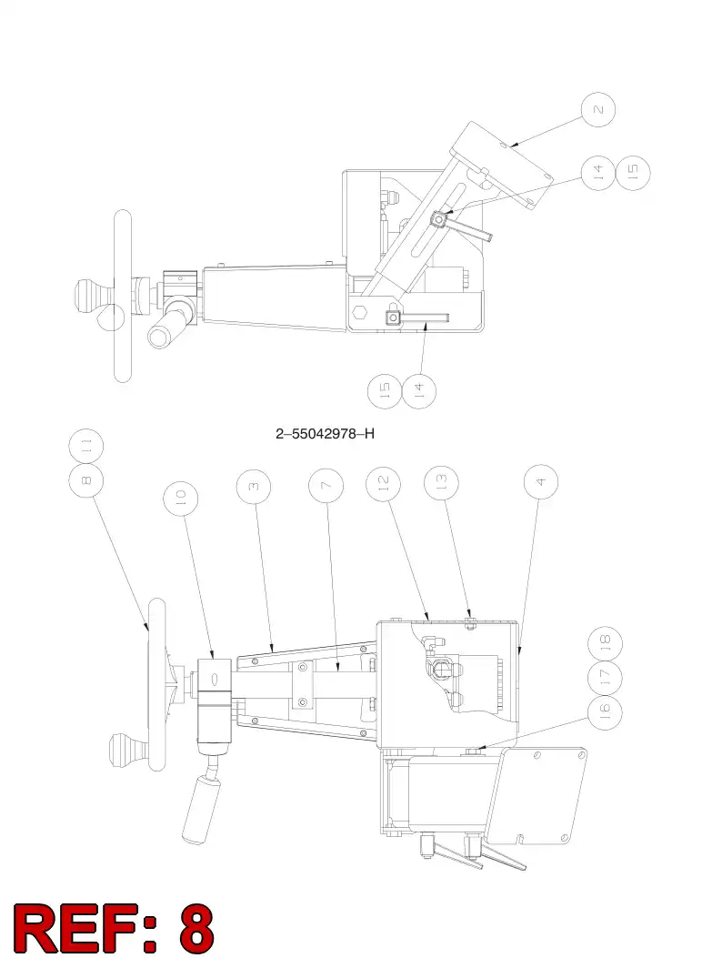 55161260 551 612 60 VOLANTE, DIRECCIN - Sandvik Technical Drawing