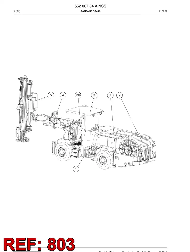 55161313d 551 613 13d Hosing - Sandvik Technical Drawing