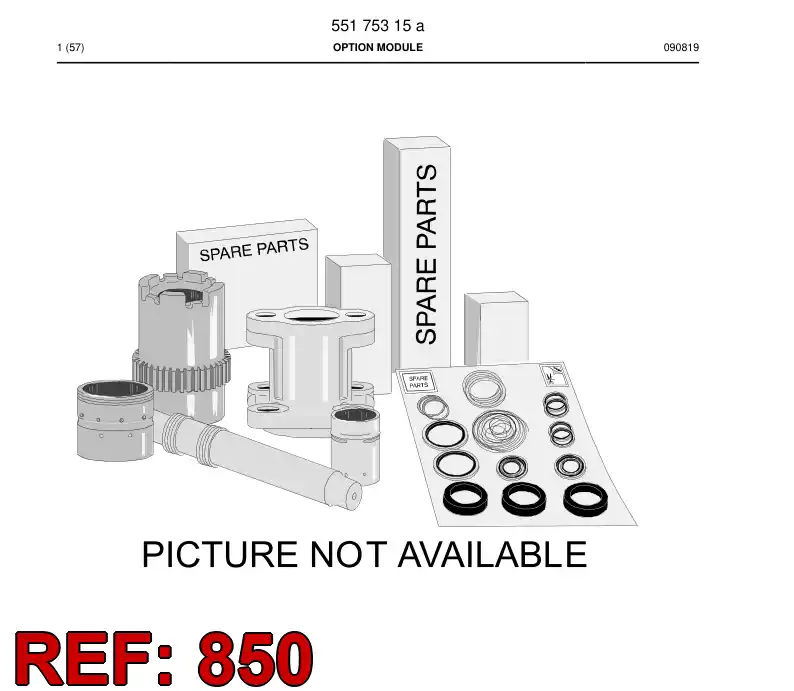 55161345 551 613 45 Hosing - Sandvik Technical Drawing