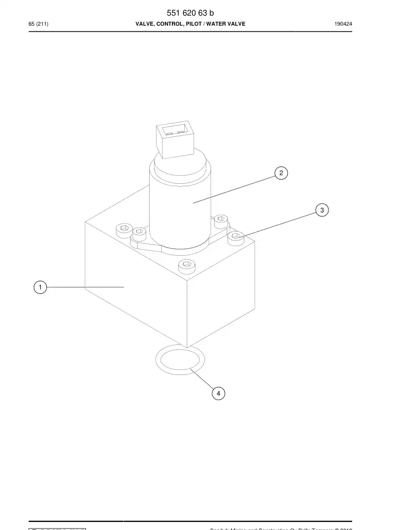 55162066 551 620 66 Hexagon socket head bolt - Sandvik Technical Drawing