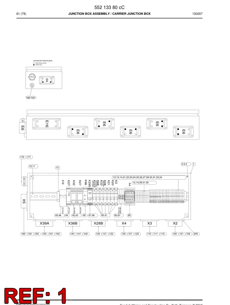 551 631 45a Enclosure, Stainless Steel - drawing