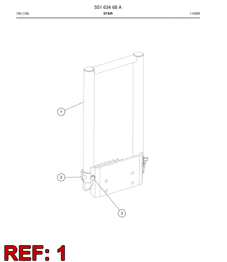 55163469a 551 634 69a Stair - Sandvik Technical Drawing