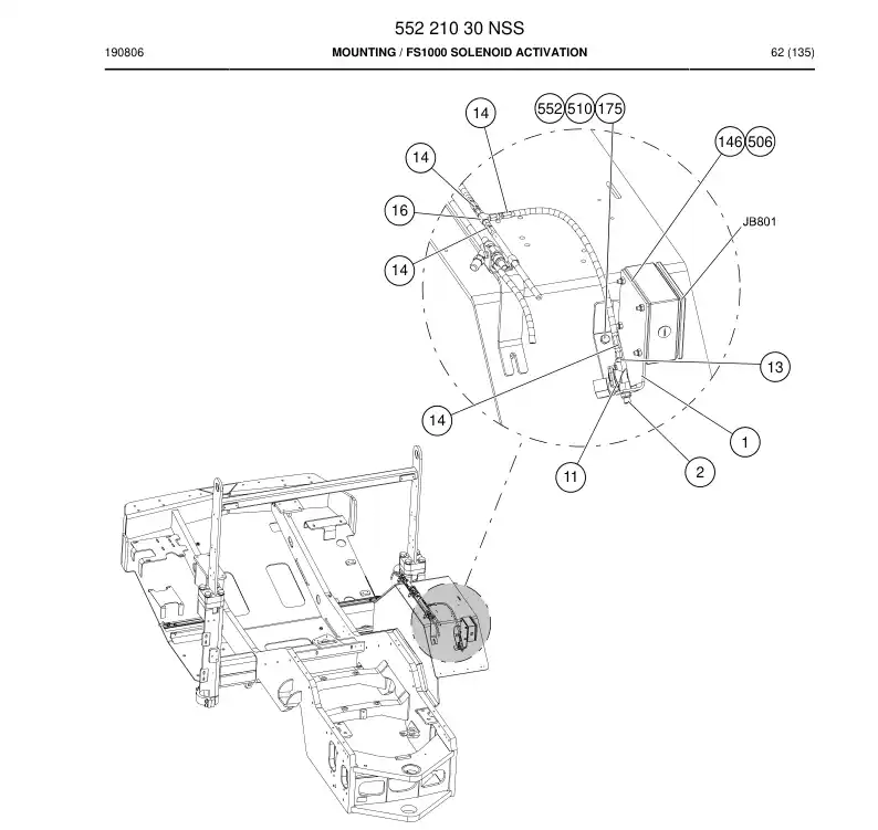55163498 551 634 98 Connector - Sandvik Technical Drawing
