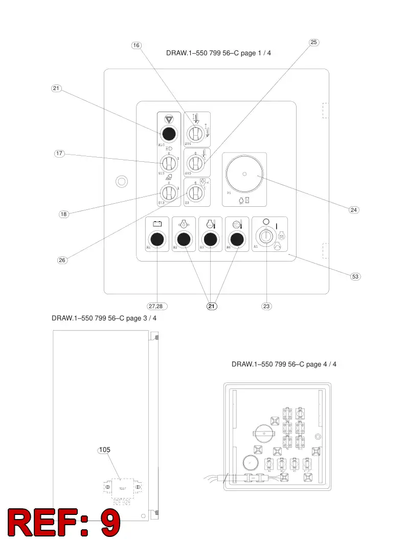 55163611 551 636 11 Relay, Time - Sandvik Technical Drawing