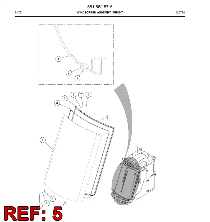 55163698 551 636 98 Plug-in holder - Sandvik Technical Drawing