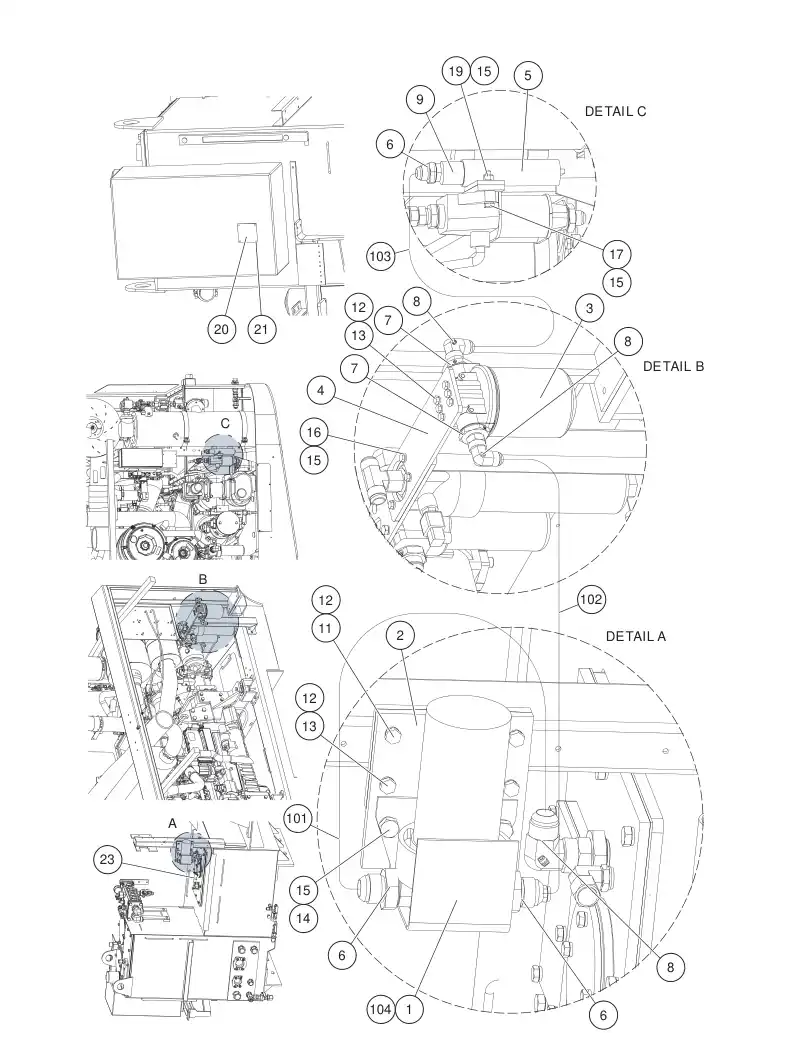 55163717aA 551 637 17aA MOUNTING (ELECTRIC FUEL PUMP) - Sandvik Technical Drawing