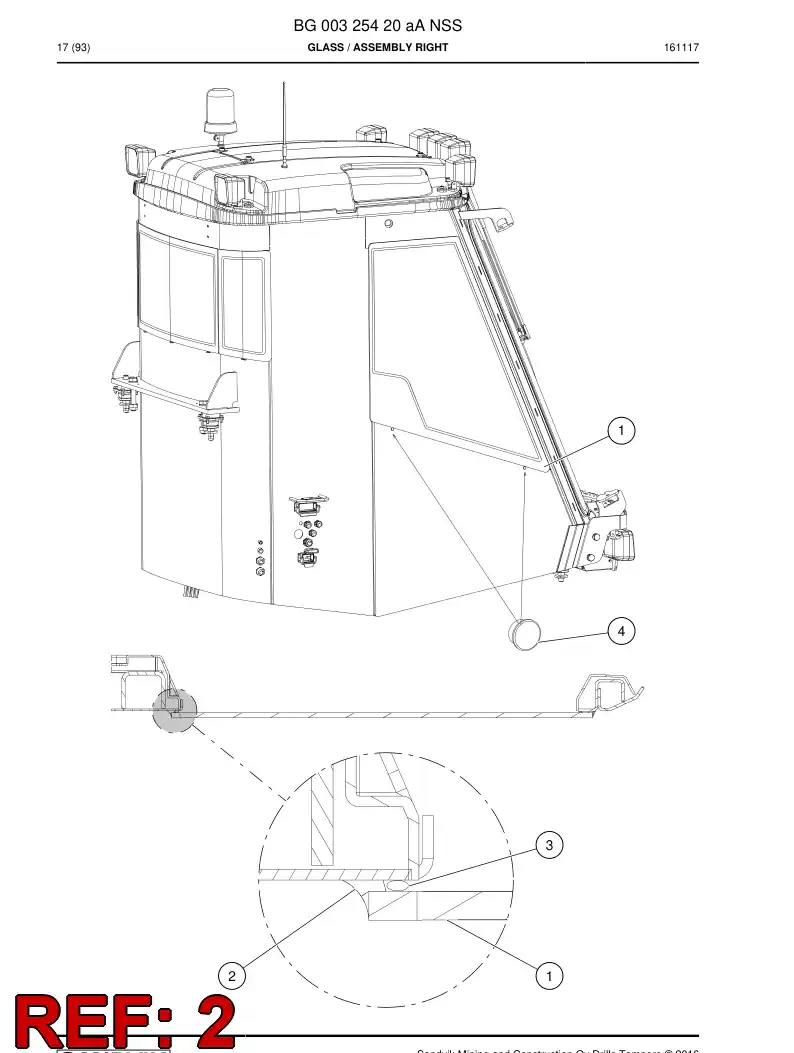 55163725 551 637 25 Sealant - Sandvik Technical Drawing