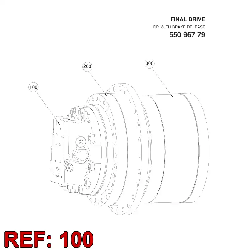 55163850 551 638 50 CONTROL ASSEMBLY - Sandvik Technical Drawing