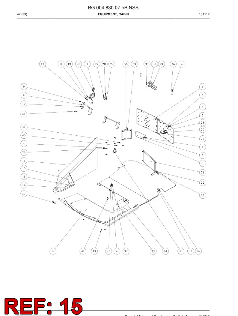 55163940 551 639 40 Rivet nut - Sandvik Technical Drawing
