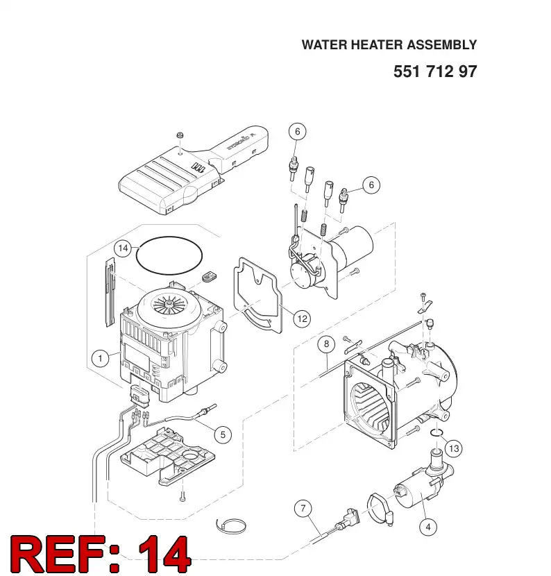 55163952 551 639 52 O-ring - Sandvik Technical Drawing