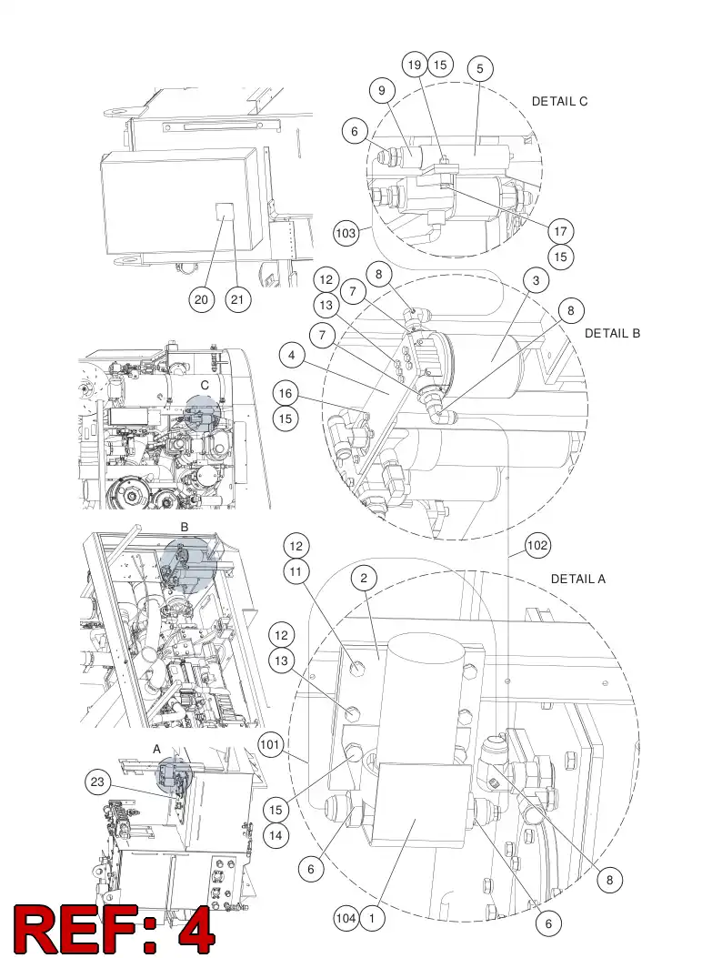 55164315 551 643 15 PLATE - Sandvik Technical Drawing