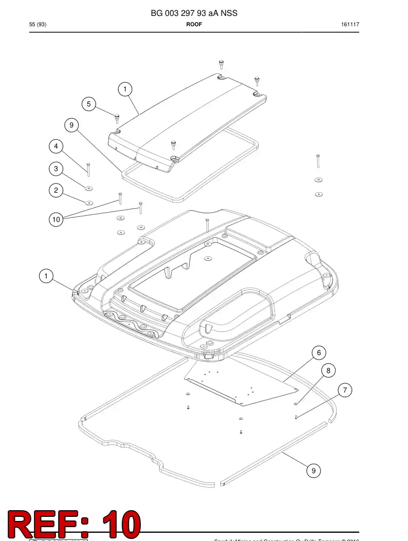 55164385 551 643 85 Screw, Hexagon Head - Sandvik Technical Drawing