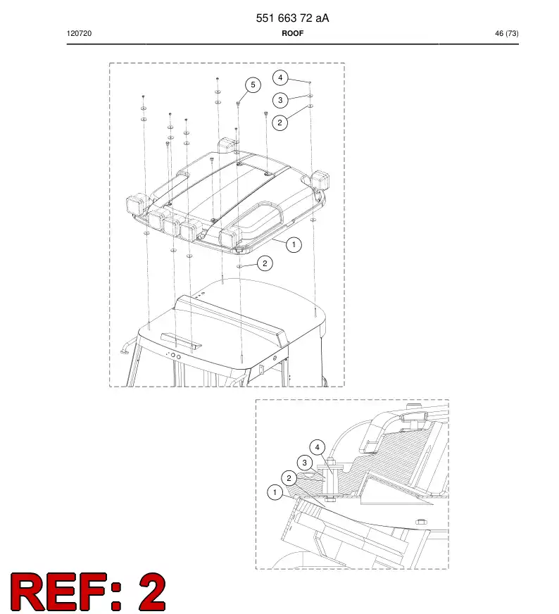 55164404 551 644 04 Washer - Sandvik Technical Drawing