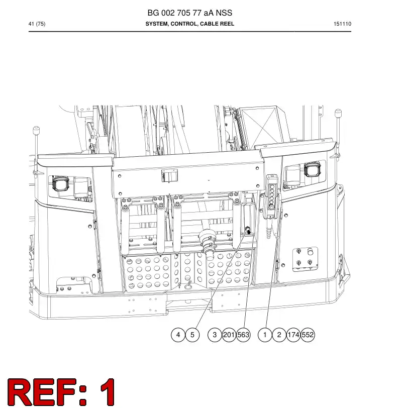 55164488a 551 644 88a Bracket - Sandvik Technical Drawing