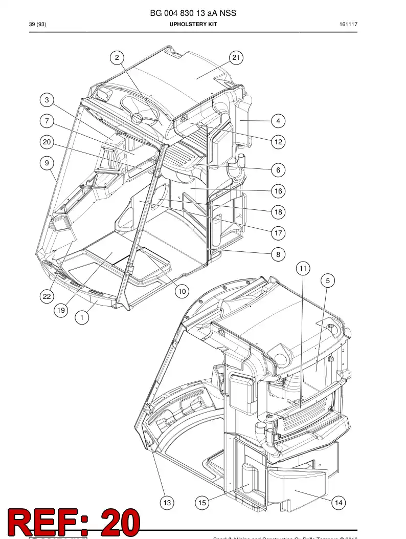 55164705a 551 647 05a PRING - Sandvik Technical Drawing