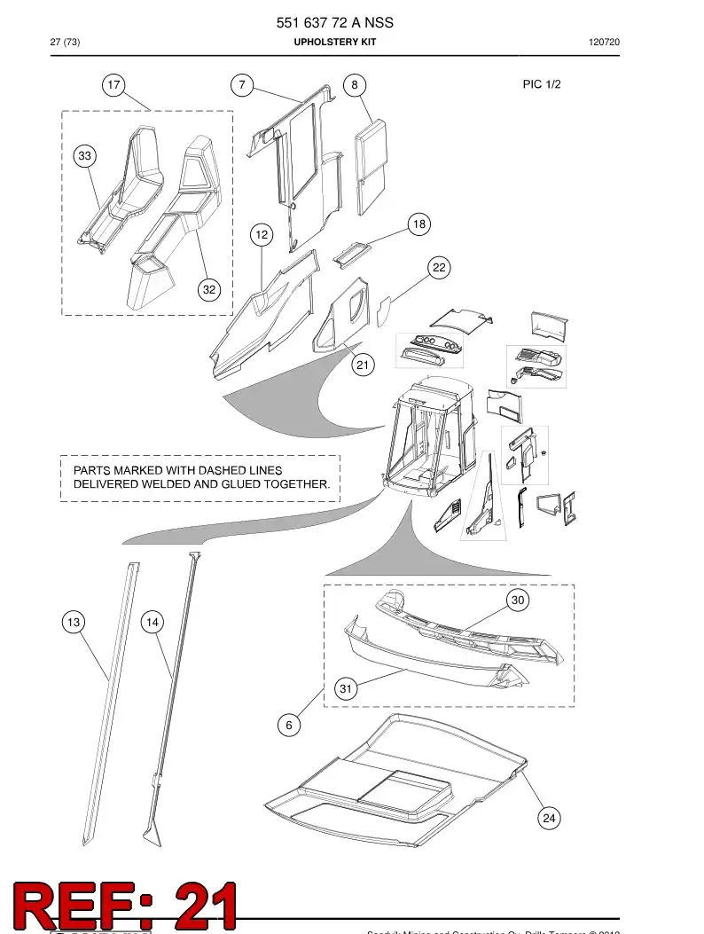 55164707 551 647 07 PRING - Sandvik Technical Drawing