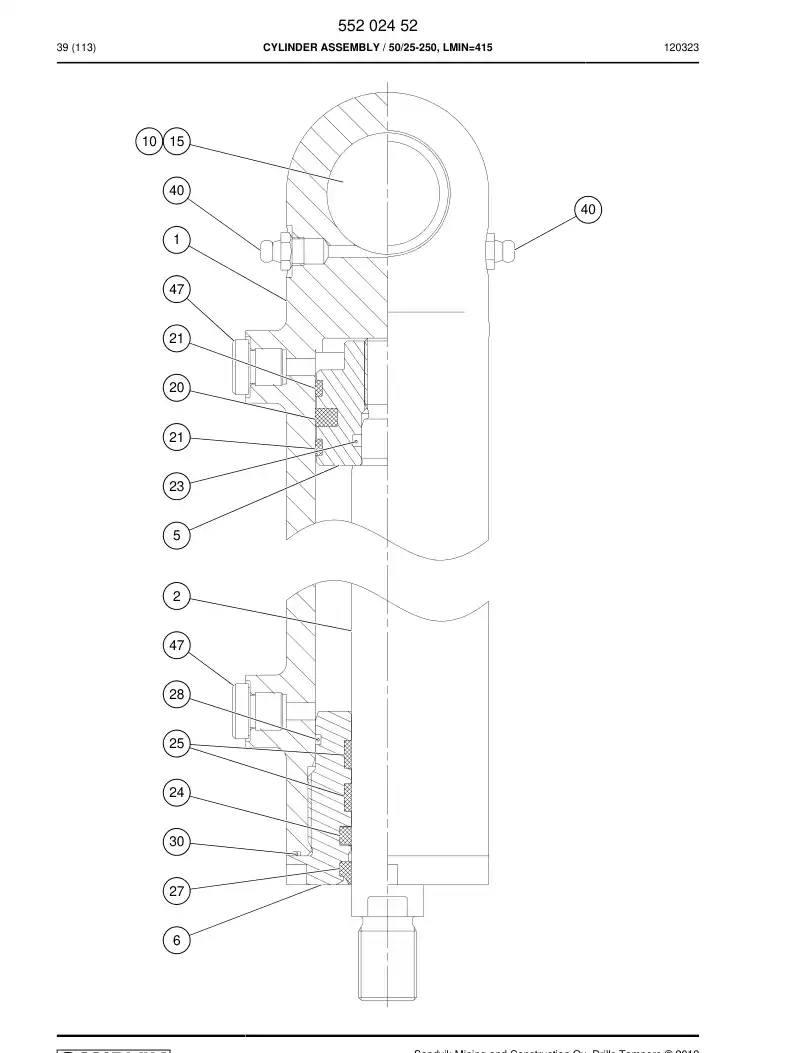 551 647 59 SEAL KIT - drawing