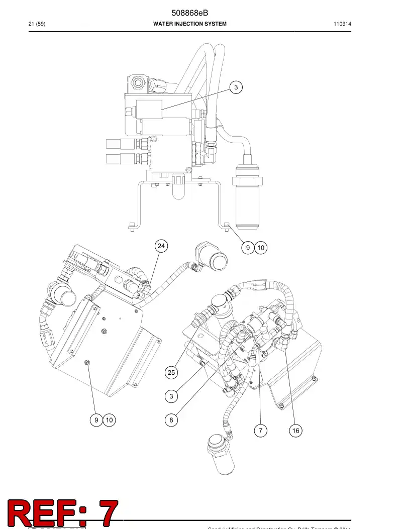 55165309 551 653 09 Elbow - Sandvik Technical Drawing