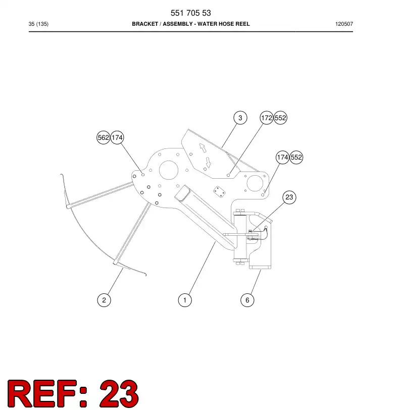 55165353 551 653 53 Assembly - Sandvik Technical Drawing