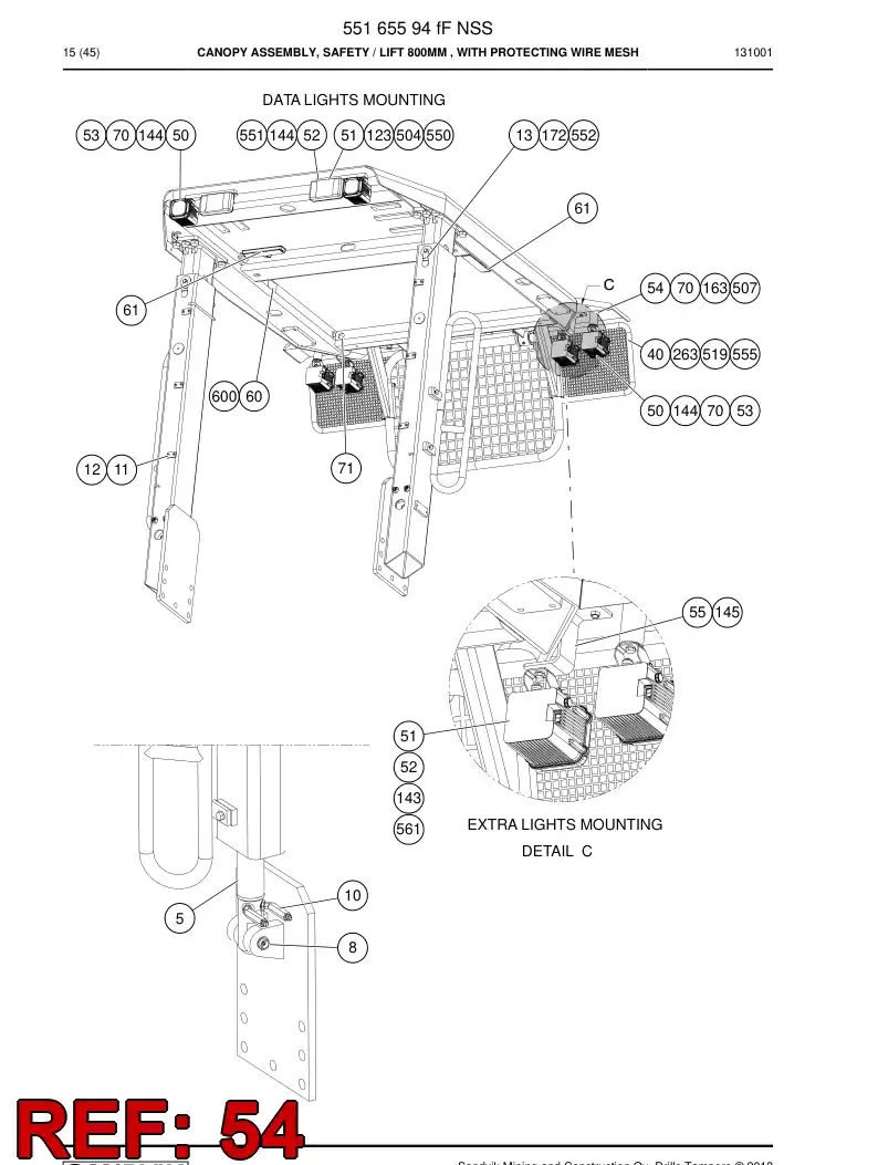 55165428a 551 654 28a Bar - Sandvik Technical Drawing