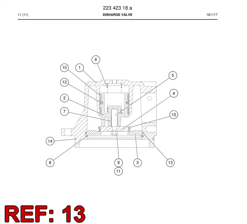 55165582 551 655 82 O-ring - Sandvik Technical Drawing