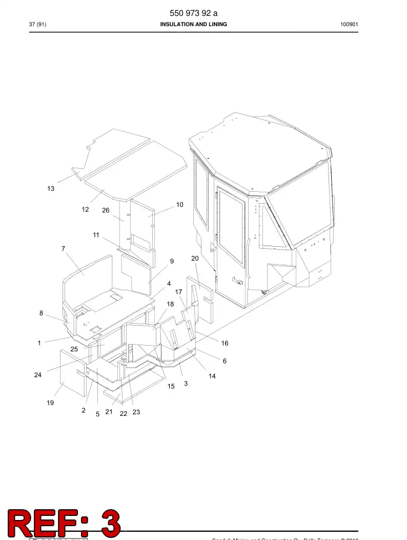 55165773 551 657 73 Carpet - Sandvik Technical Drawing