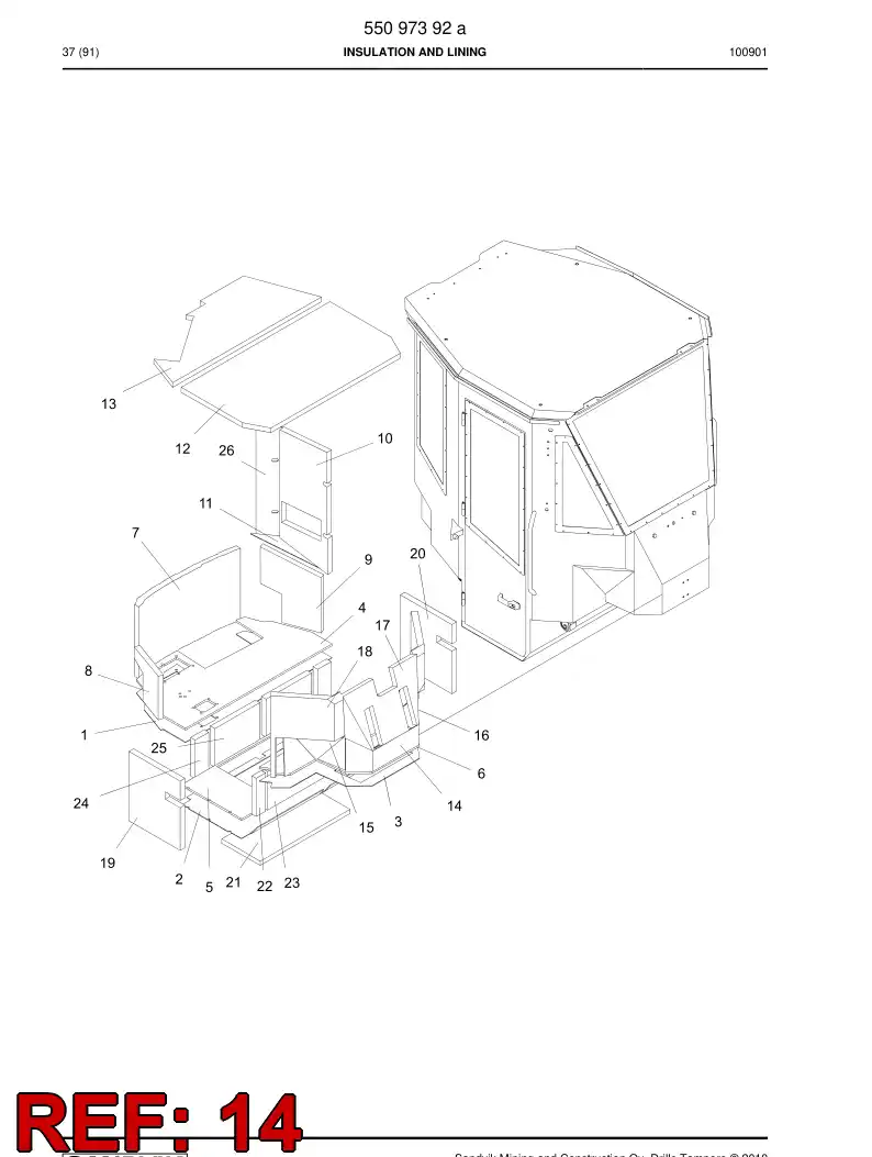 55165792 551 657 92 Carpet - Sandvik Technical Drawing