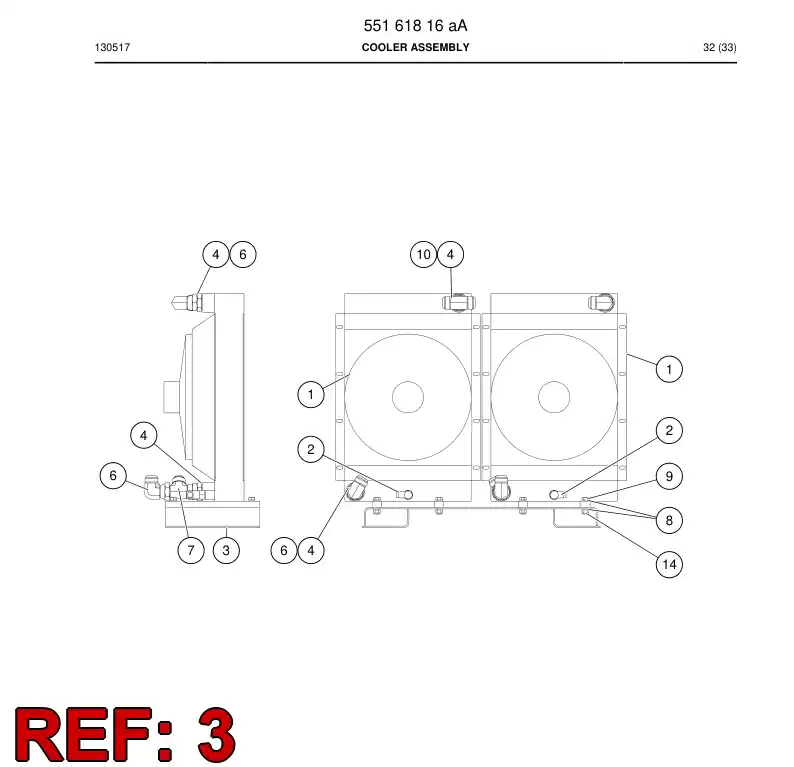 55165804 551 658 04 Bracket - Sandvik Technical Drawing