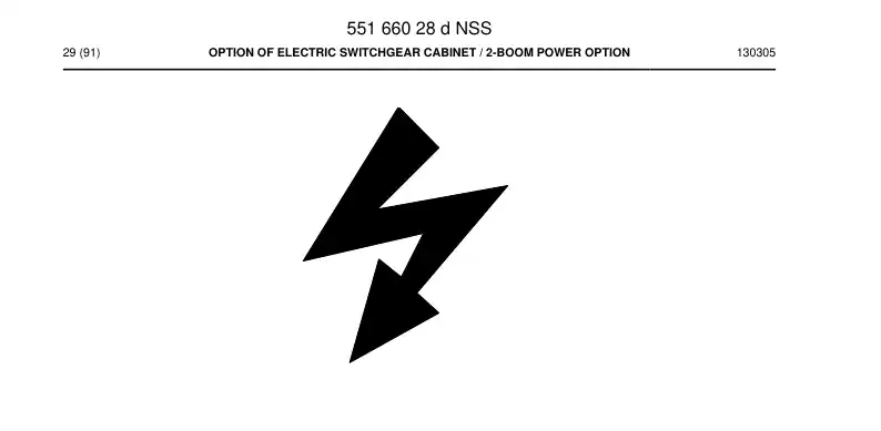 55166028d 551 660 28d Option of electric switchgear cabinet - Sandvik Technical Drawing