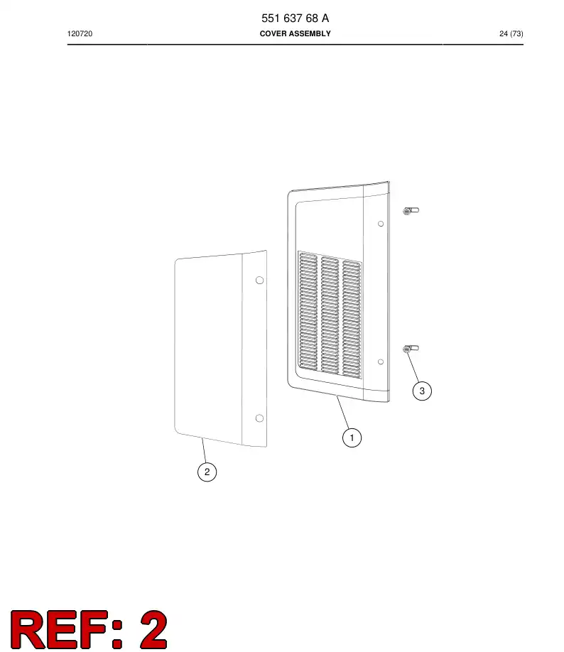 55166377 551 663 77 Holeplate - Sandvik Technical Drawing