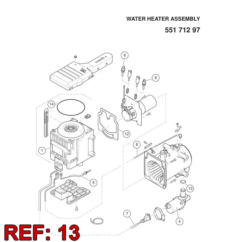 55166422 551 664 22 O-ring - Sandvik Technical Drawing