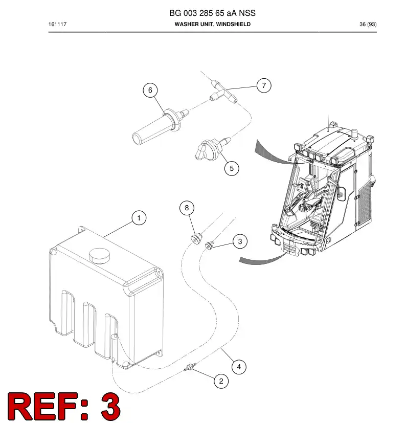55166458a 551 664 58a Entry, Cable - Sandvik Technical Drawing