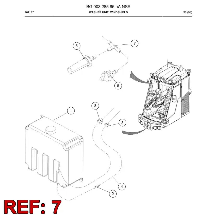 55166468a 551 664 68a Adapter, Tee - Sandvik Technical Drawing