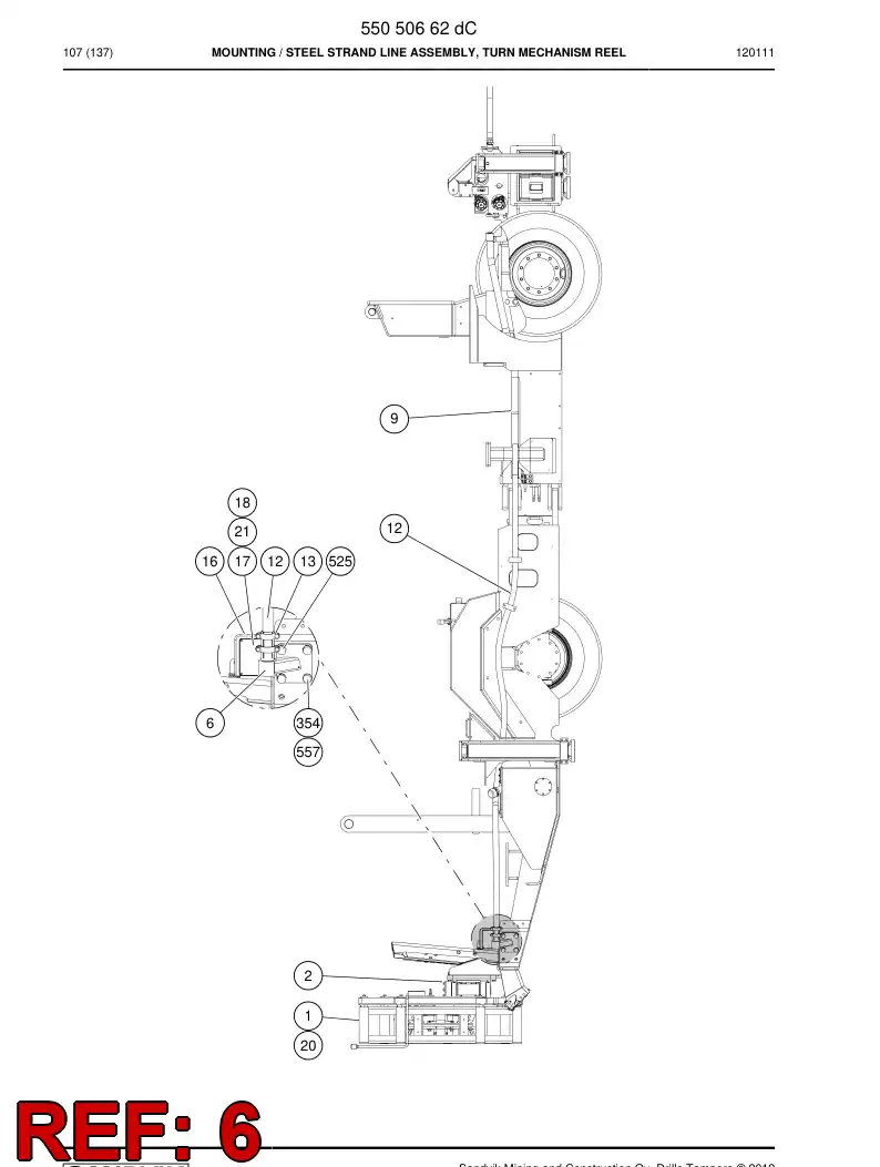 55166717 551 667 17 Supporting block - Sandvik Technical Drawing