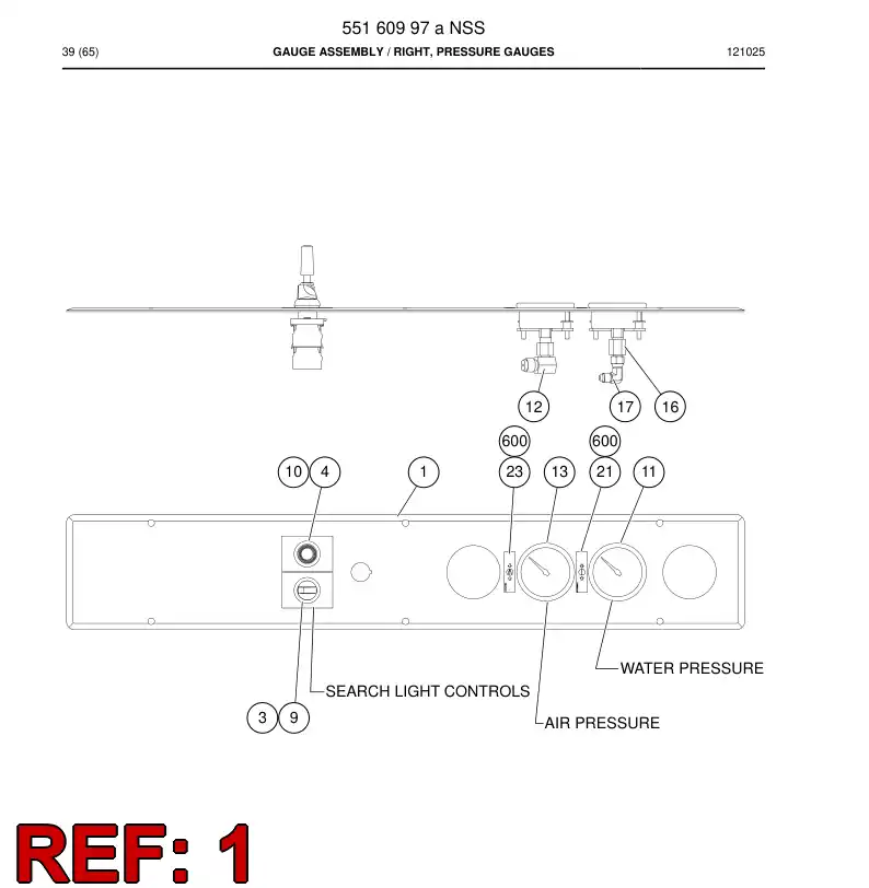 55166952 551 669 52 Instrument housing - Sandvik Technical Drawing