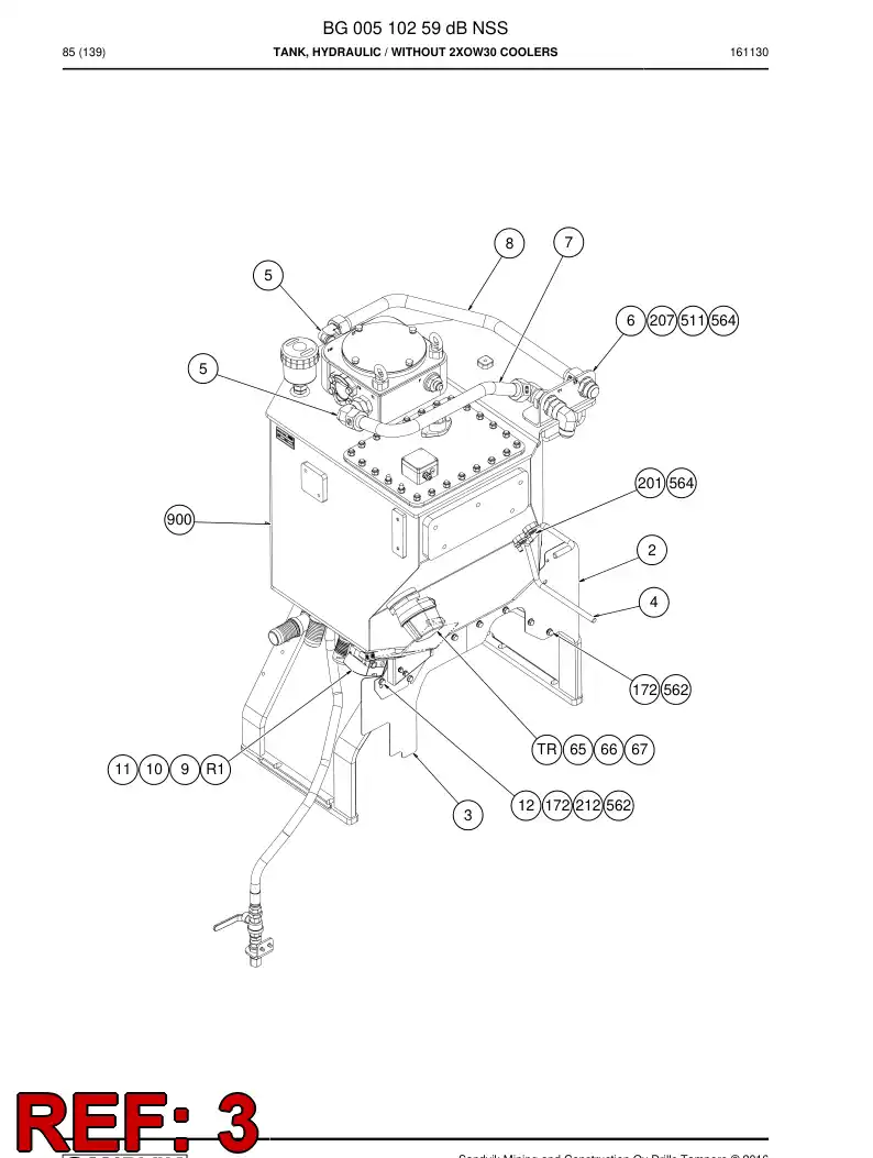 55167154f 551 671 54f Firewall - Sandvik Technical Drawing
