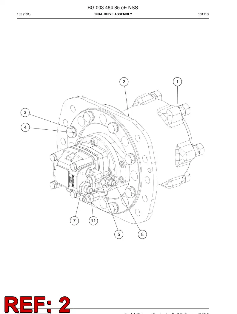55167273c 551 672 73c Flange - Sandvik Technical Drawing