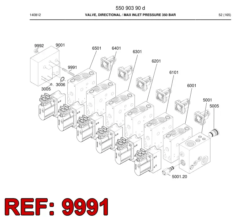 55167657 551 676 57 Stud - Sandvik Technical Drawing