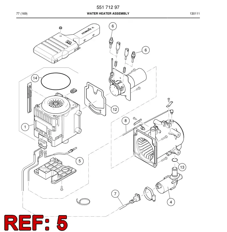 55167832a 551 678 32a Sensor - Sandvik Technical Drawing