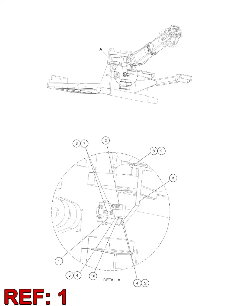 55167845 551 678 45 BRACKET - Sandvik Technical Drawing