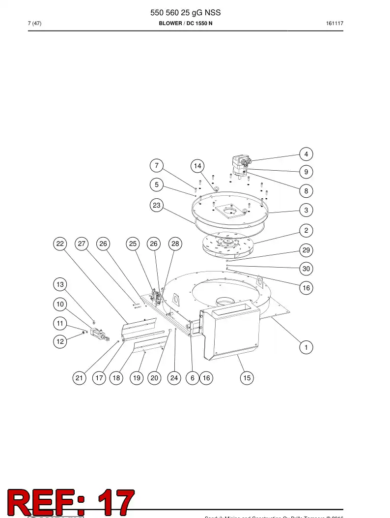 55168028a 551 680 28a Shaft - Sandvik Technical Drawing
