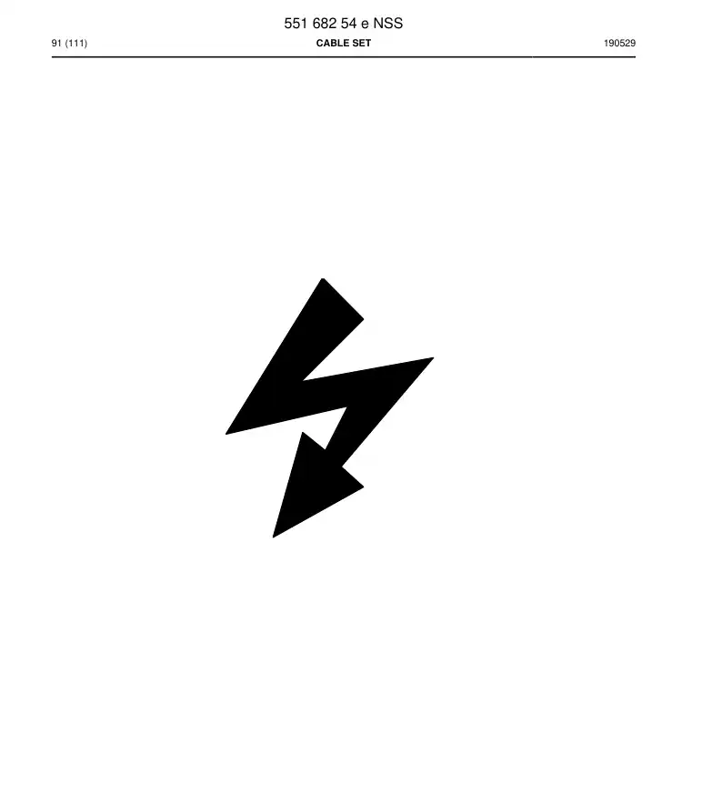 55168254e 551 682 54e ASSEMBLY DE CABLES - Sandvik Technical Drawing