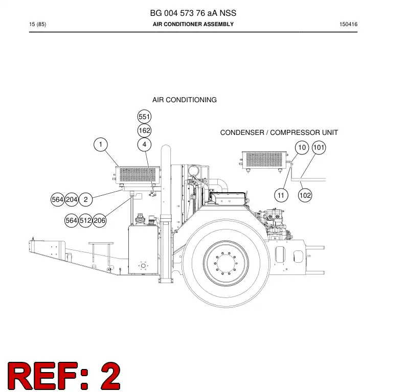 55168271 551 682 71 Bracket - Sandvik Technical Drawing