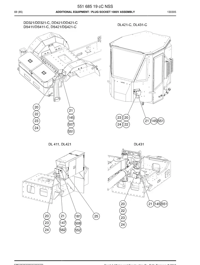 55168519c 551 685 19c Additional equipment - Sandvik Technical Drawing