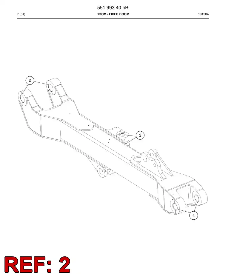55168668b 551 686 68b Bushing - Sandvik Technical Drawing