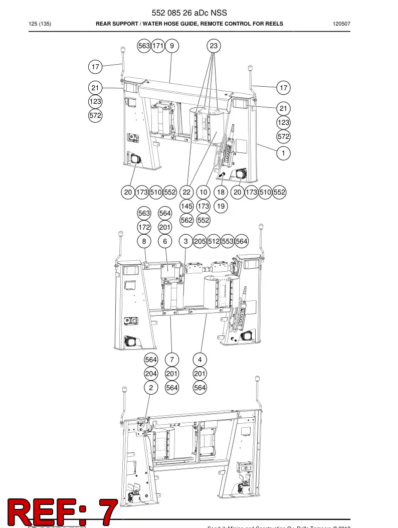 551 687 69 BLOCO DE SUPORTE - drawing