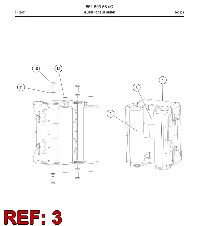 55168780b 551 687 80b Roller - Sandvik Technical Drawing