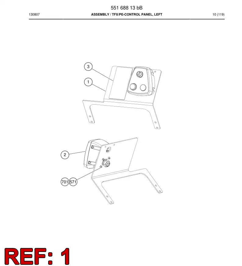 55168811b 551 688 11b Plate - Sandvik Technical Drawing