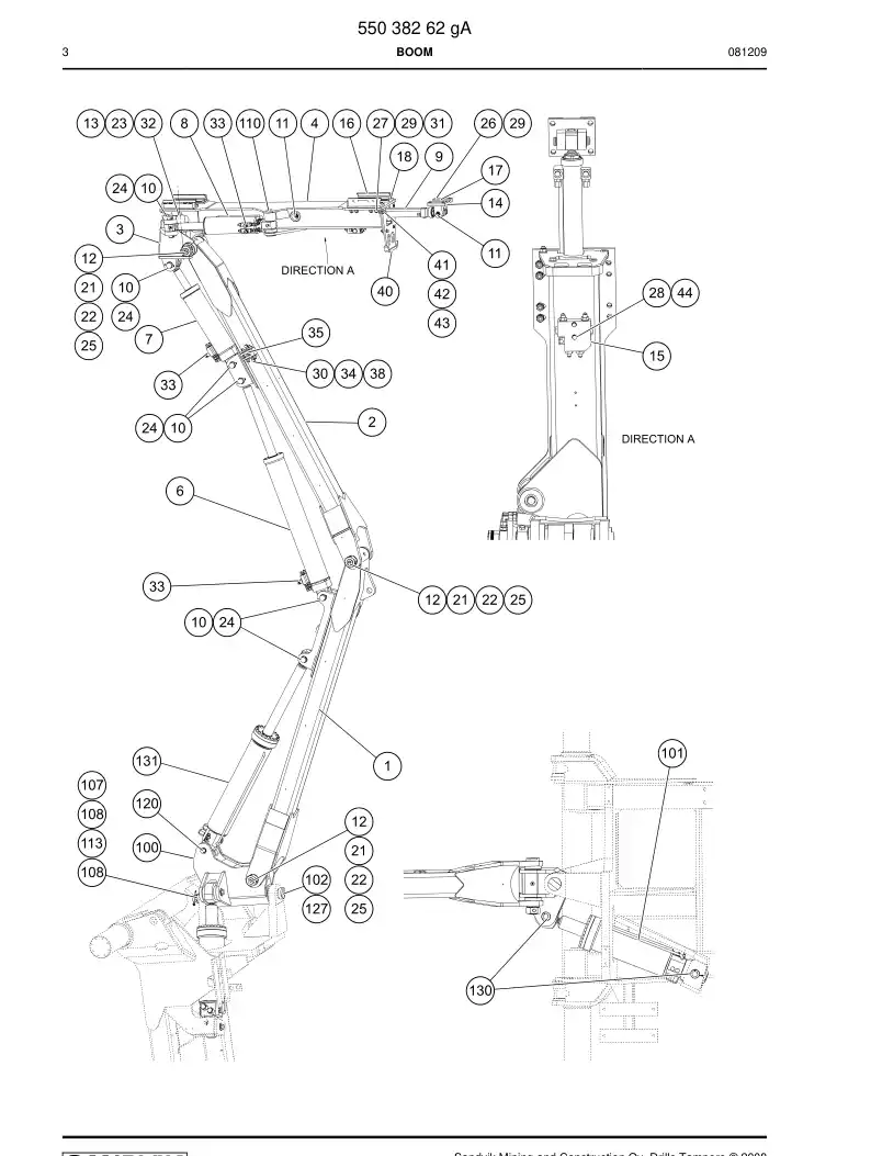 55168819 551 688 19 Shim - Sandvik Technical Drawing