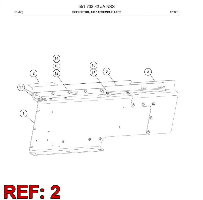 55168885c 551 688 85c RUBBER - Sandvik Technical Drawing